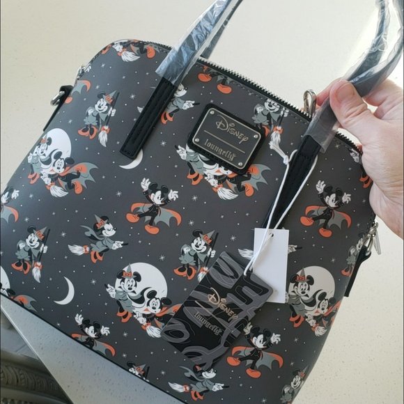 Loungefly Handbags - NWT Disney Loungefly Halloween Mickey and Minnie Mouse
